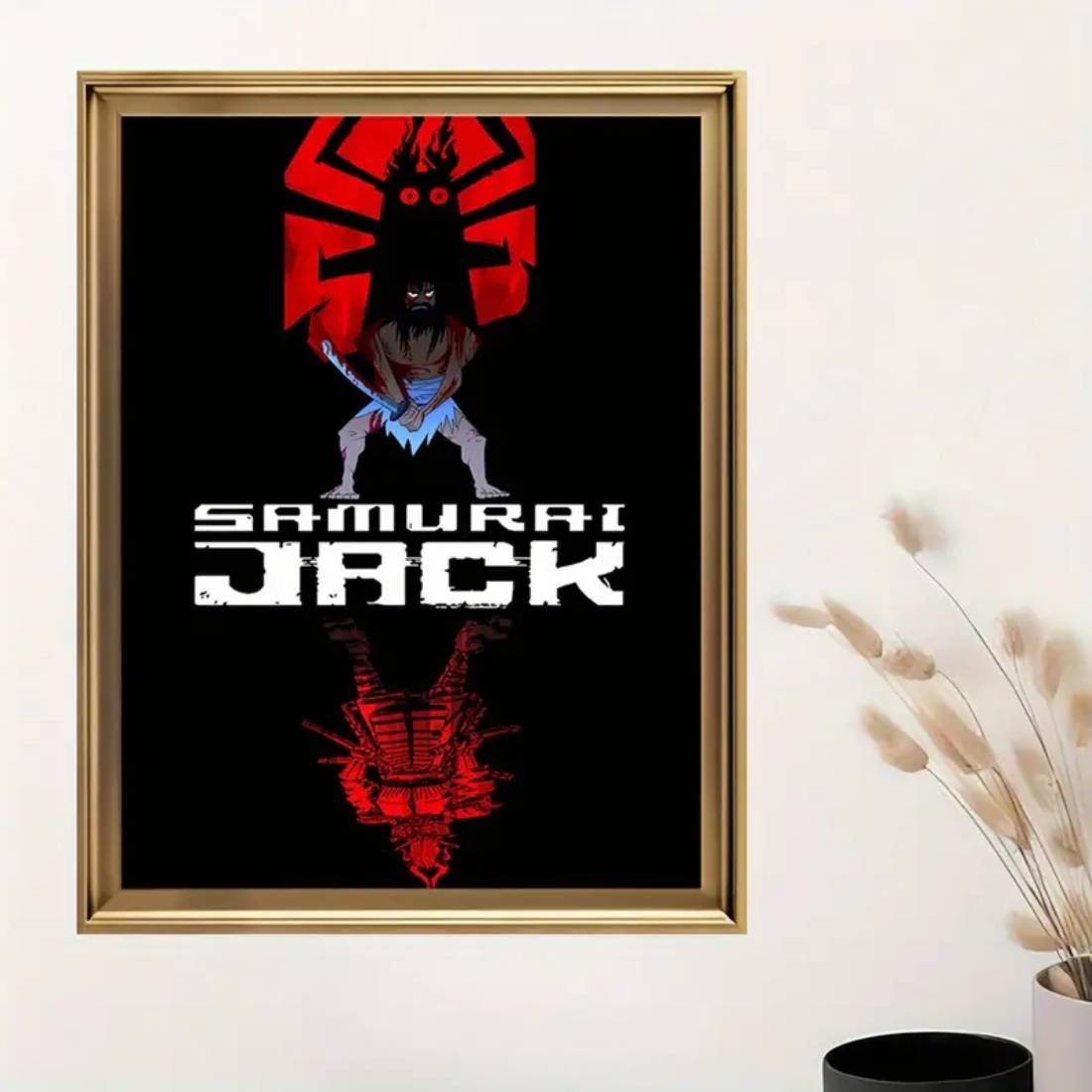 Framed Samurai Jack Poster Wall Art Poster  (30x40cm) - 1 Piece - ملصق - Store 974 | ستور ٩٧٤