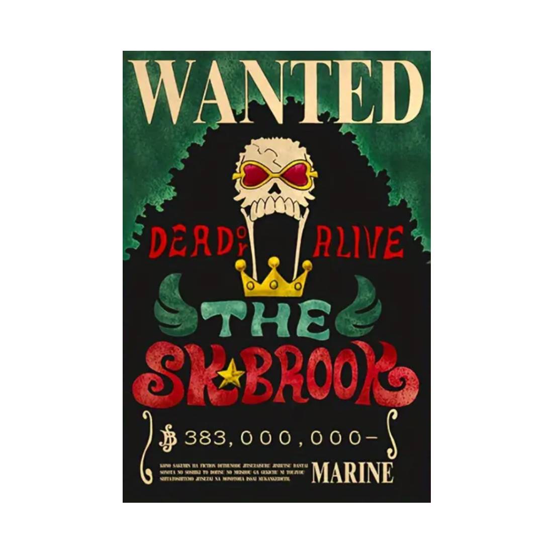 Framed Wanted Dead Or Alive The Skbrook Paper Poster -  (42X30CM) ملصق - Store 974 | ستور ٩٧٤