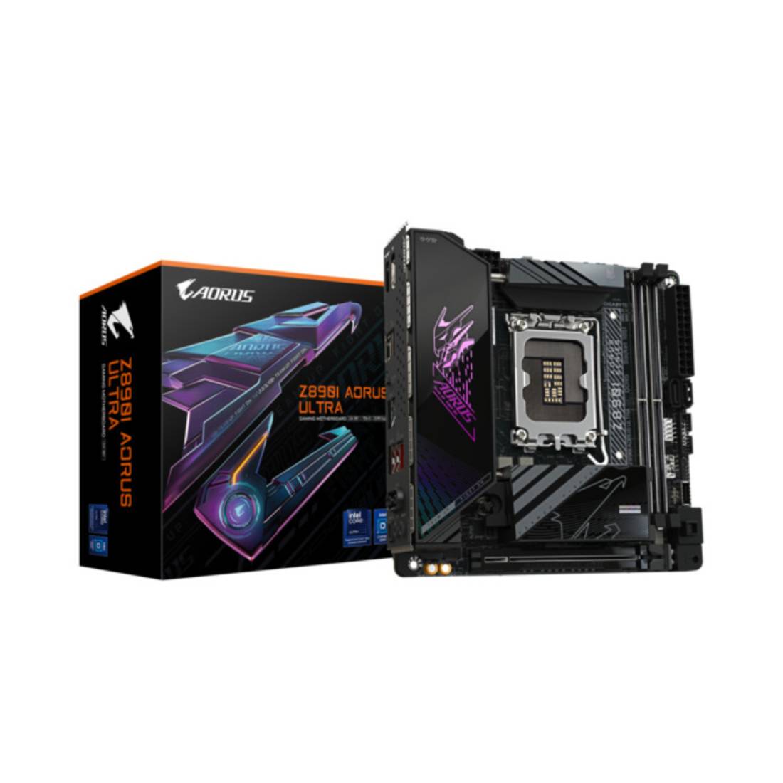 Gigabyte Z890i Aorus Ultra WiFi 7 DDR5 LGA 1851 Mini ITX Gaming Mother Gigabyte Z890i Aorus Ultra WiFi 7 DDR5 LGA 1851 Mini ITX Gaming Mother