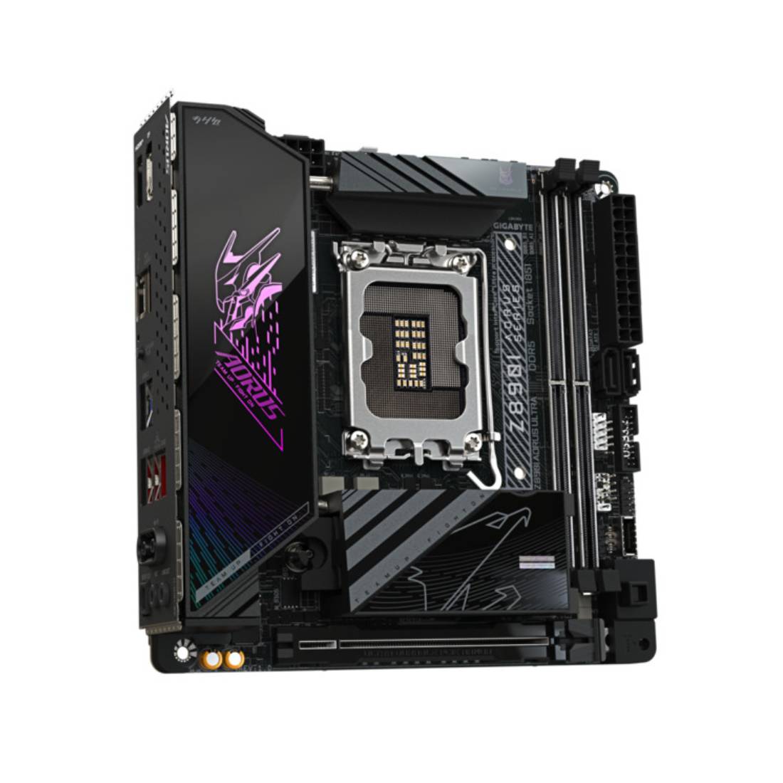 Gigabyte Z890I Aorus Ultra WiFi 7 DDR5 LGA 1851 Mini ITX Gaming Motherboard - اللوحة الأم - Store 974 | ستور ٩٧٤