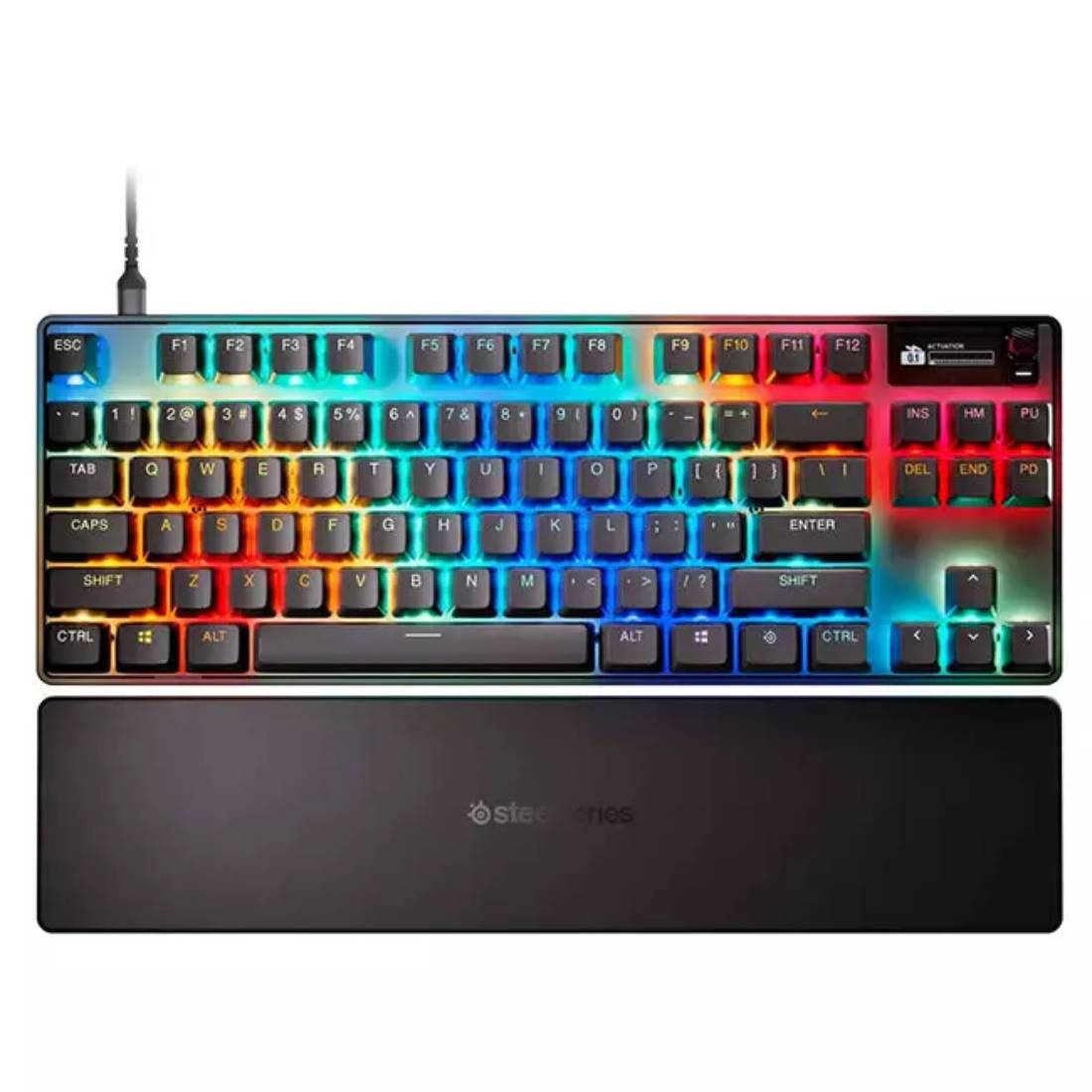 STEELSERIES APEX PRO TKL GEN 3 US Wired Gaming Keyboard - Black - Loحة MAفATATIح STEELSERIES APEX PRO TKL GEN 3 US Wired Gaming Keyboard - Black - Loحة MAفATATIح