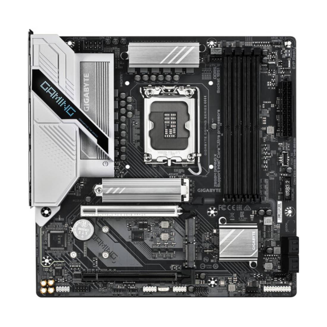 Gigabyte Z890M Gaming X DDR5 LGA 1851 Micro - ATX Gaming Motherboard - اللوحة الأم - Store 974 | ستور ٩٧٤