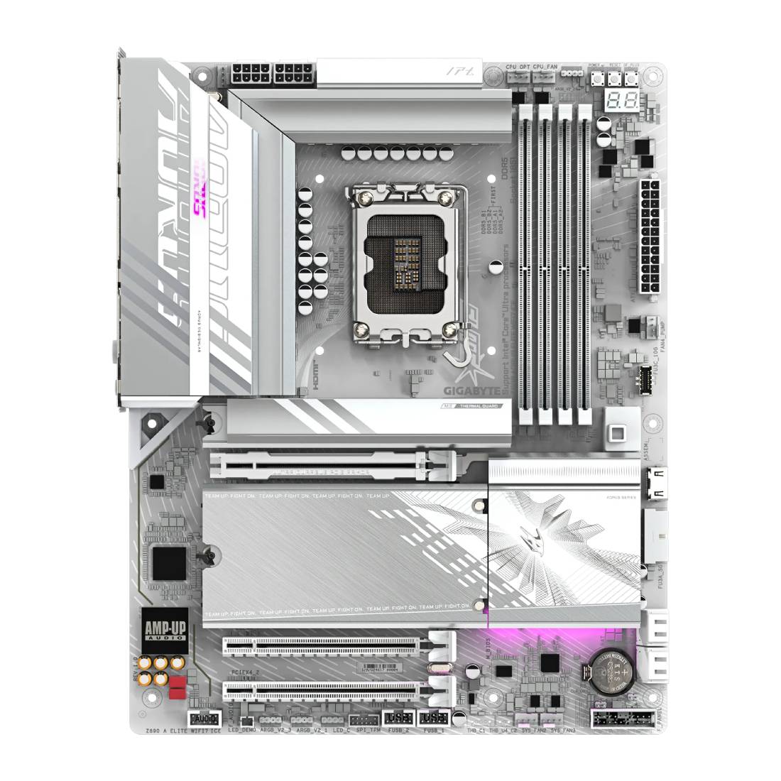 Gigabyte Z890 Aorus Elite Wifi7 ICE DDR5 LGA 1851 ATX Gaming Motherboard - لوحة الأم - Store 974 | ستور ٩٧٤