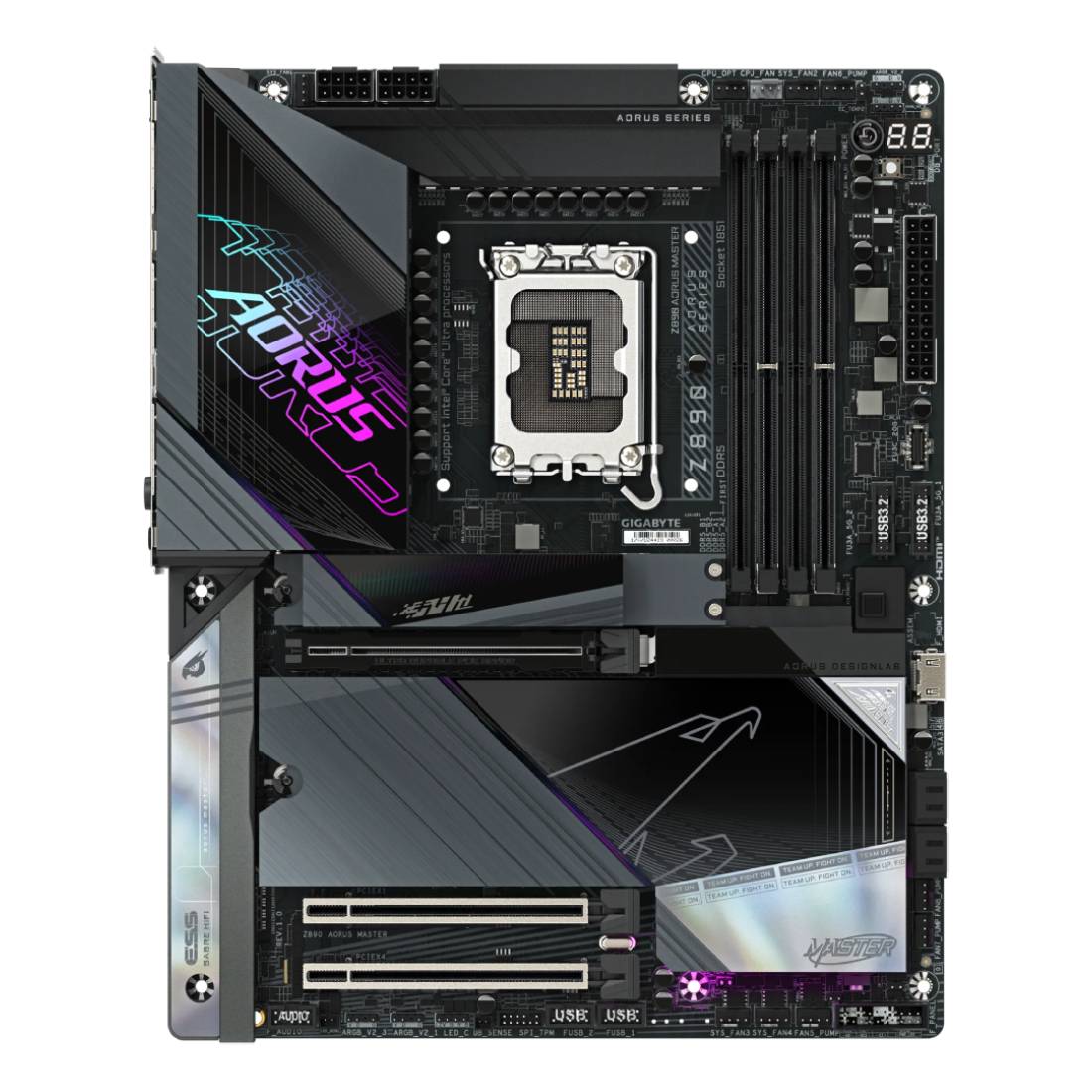 Gigabyte Z890 Aorus Master DDR5 LGA 1851 ATX Gaming Motherboard - -- Gigabyte Z890 Aorus Master DDR5 LGA 1851 ATX Gaming Motherboard - --