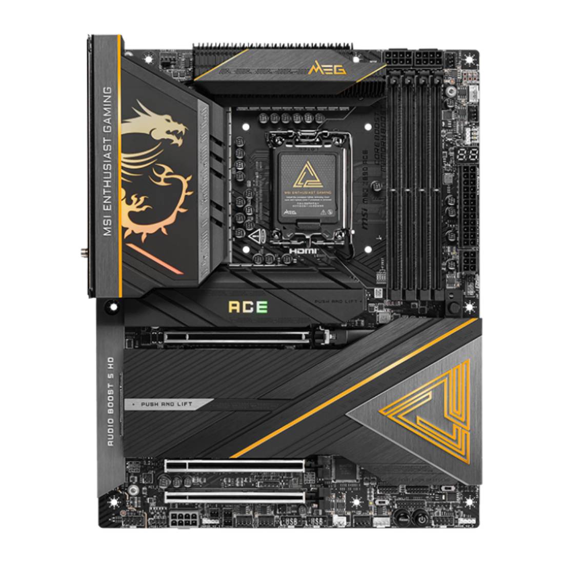 MSI MEG Z890 Ace Wifi DDR5 LGA 1851 Intel ATX Gaming Motherboard - لوحة الأم - Store 974 | ستور ٩٧٤