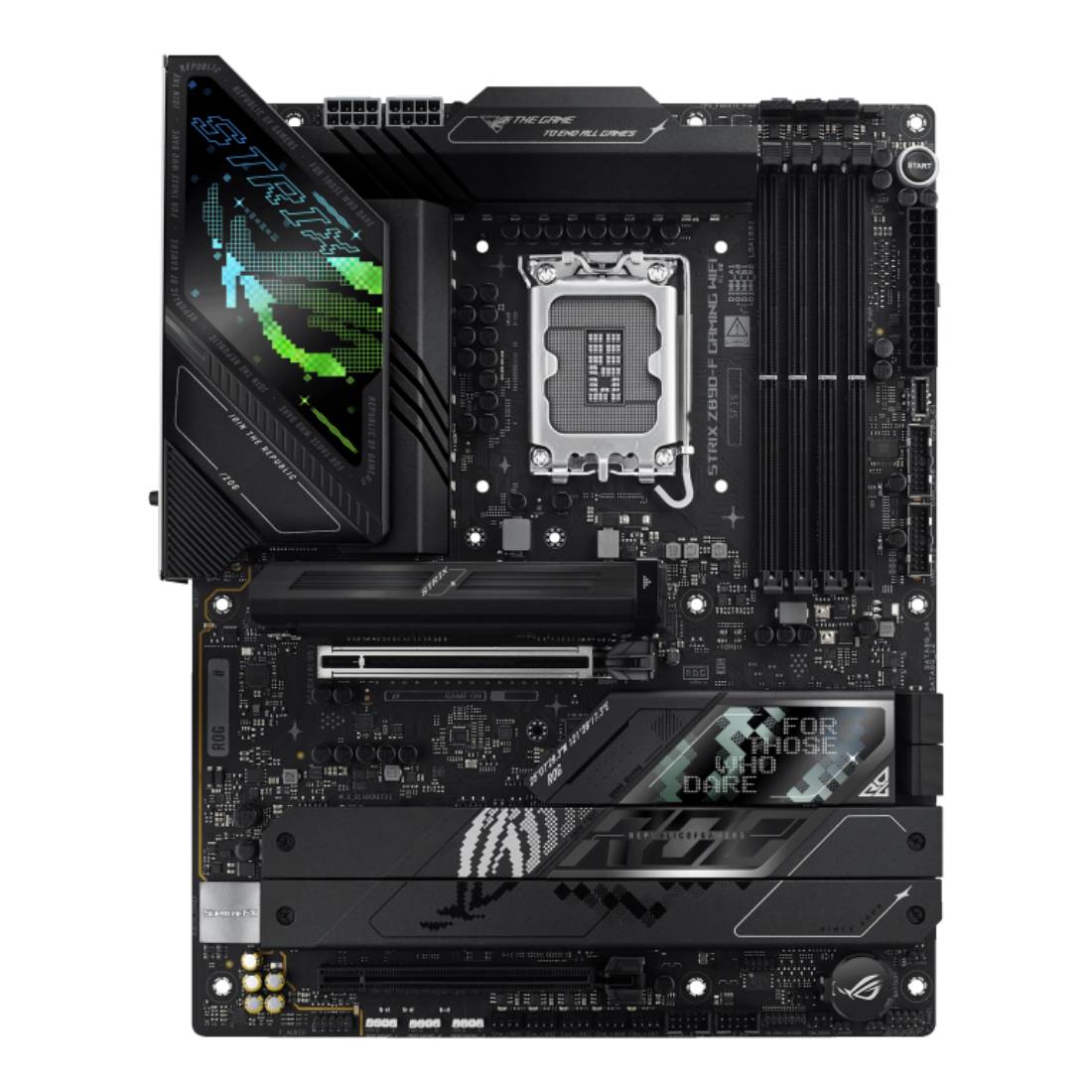 Asus ROG Strix Z890 - F Gaming Plus LGA1851 DDR5 ATX Gaming Motherboard - اللوحة الأم - Store 974 | ستور ٩٧٤