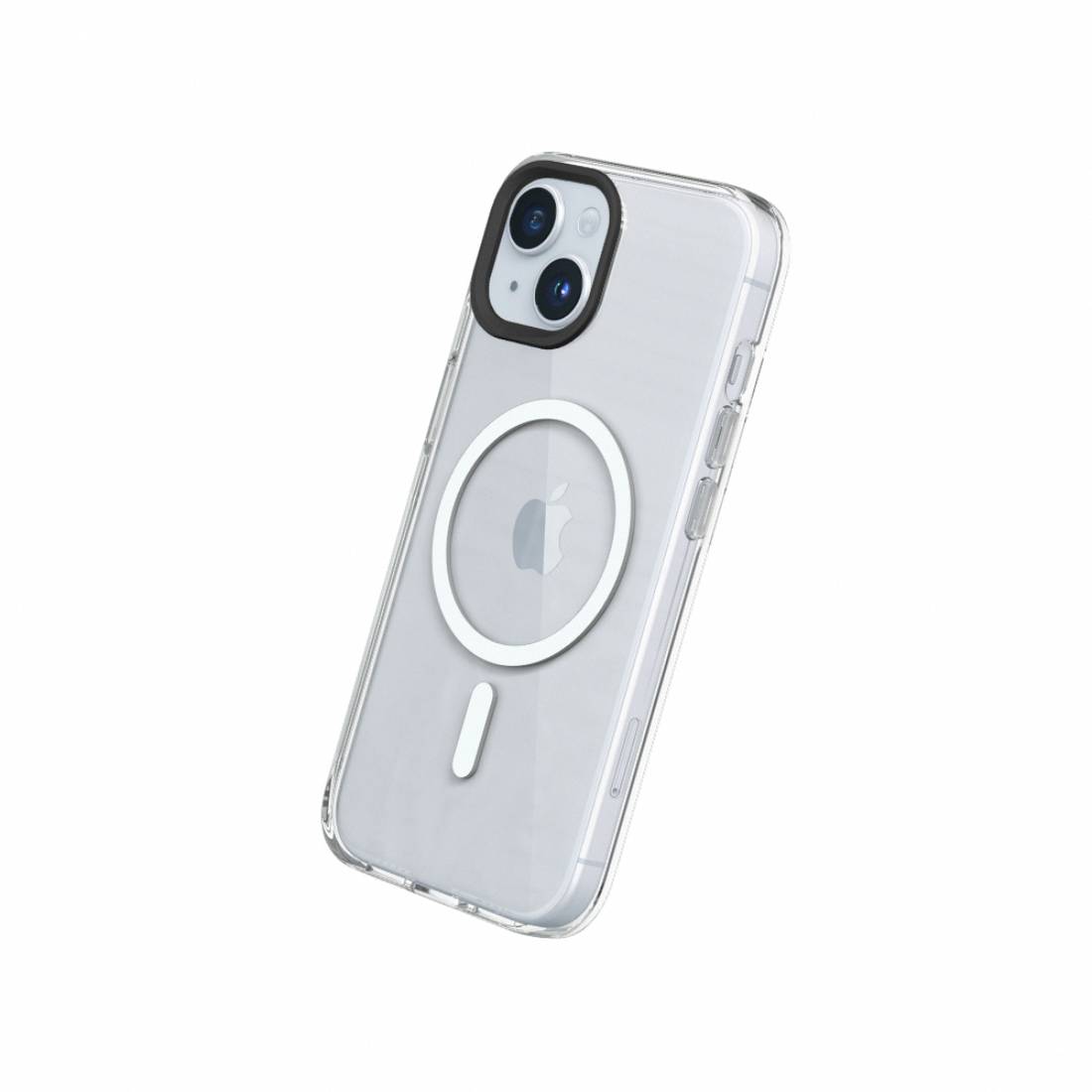 RhinoShield Clear Case iPhone 15 Compatible with Magsafe Protective Cover Mobile Case - Crystal Clear - غطاء هاتف - Store 974 | ستور ٩٧٤