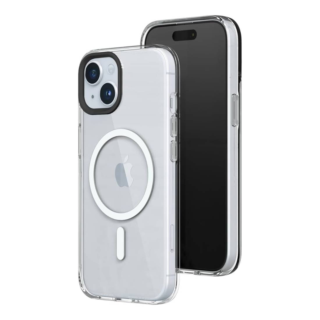 RhinoShield Clear Case iPhone 15 Compatible with Magsafe Protective Cover Mobile Case - Crystal Clear - غطاء هاتف - Store 974 | ستور ٩٧٤