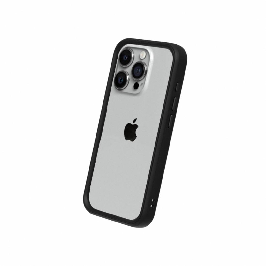 RhinoShield CrashGuard Shock Absorbent iPhone 15 Pro Protective Cover Mobile Case - Black - غطاء هاتف - Store 974 | ستور ٩٧٤