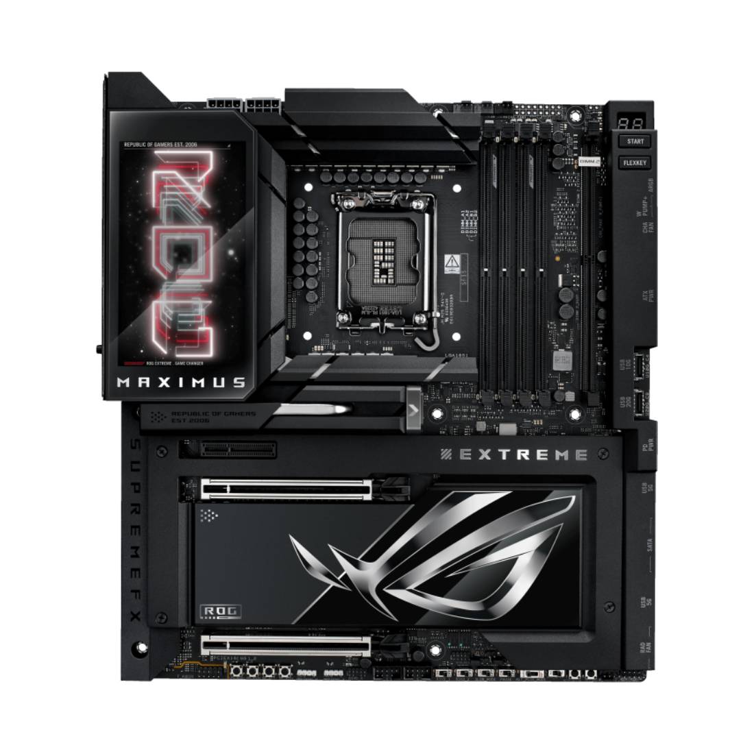 Asus ROG Maximus Z890 Extreme LGA 1851 DDR5 E - ATX Gaming Motherboard - اللوحة الأم - Store 974 | ستور ٩٧٤