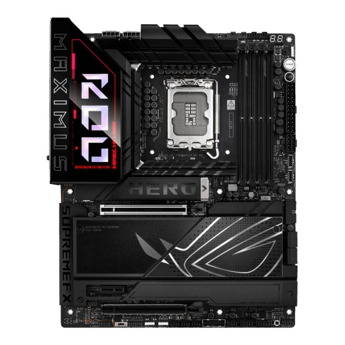 Asus ROG Maximus Z890 Hero LGA 1851 DDR5 ATX Gaming Motherboard - اللوحة الأم - Store 974 | ستور ٩٧٤