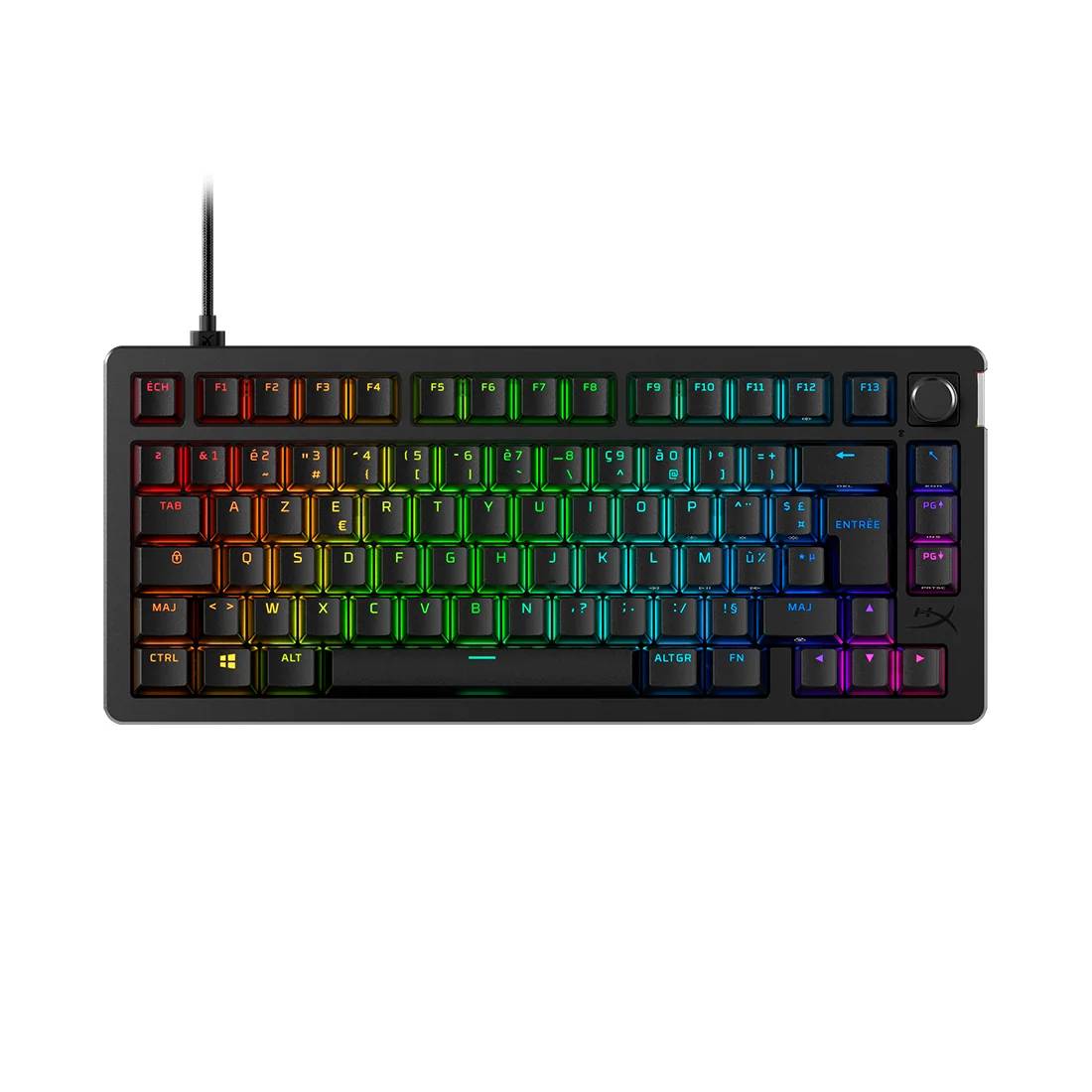 Hyperx سبيكة Rise 75 لوحة مفاتيح الألعاب الميكانيكية - loحة mفaatiح Hyperx سبيكة Rise 75 لوحة مفاتيح الألعاب الميكانيكية - loحة mفaatiح
