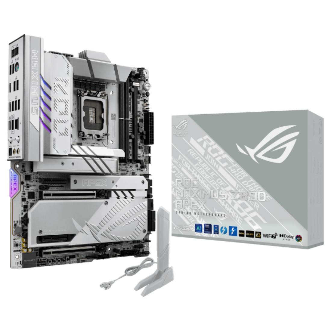 Asus ROG Maximus Z890 Apex LGA 1851 DDR5 ATX Gaming Motherboard - اللوحة الأم - Store 974 | ستور ٩٧٤