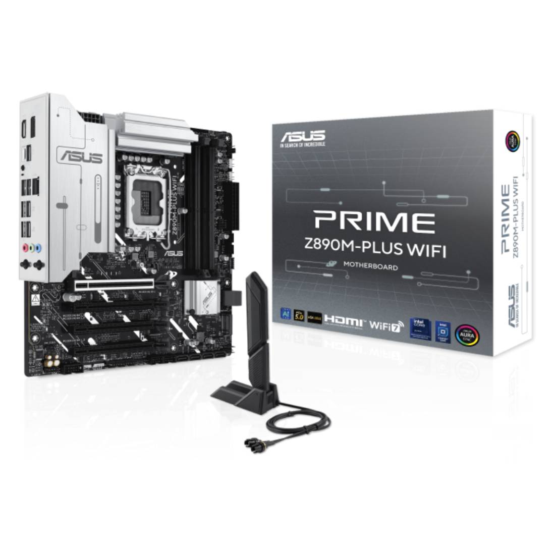 Asus Prime Z890 - M - Plus Wifi LGA 1851 DDR5 mATX Gaming Motherboard - اللوحة الأم - Store 974 | ستور ٩٧٤