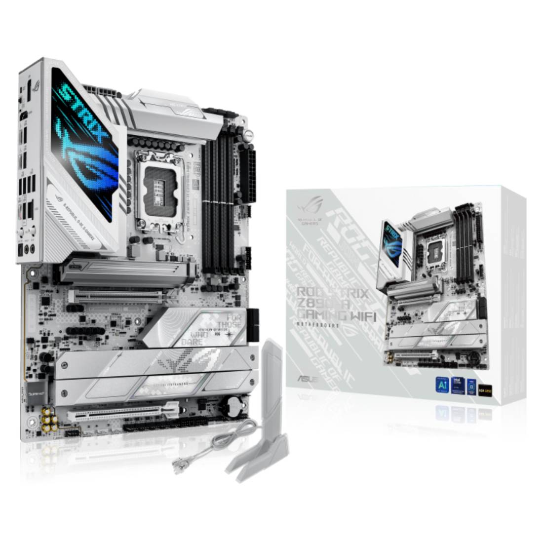 Asus ROG Strix Z890 - A Wifi LGA 1851 DDR5 ATX Gaming Motherboard - اللوحة الأم - Store 974 | ستور ٩٧٤