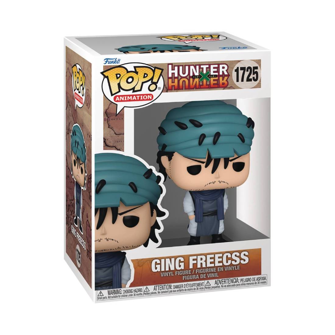 Funko Pop! Animation: Hunter X Hunter - Ging Freecss #1725 - دمية Funko Pop! Animation: Hunter X Hunter - Ging Freecss #1725 - دمية