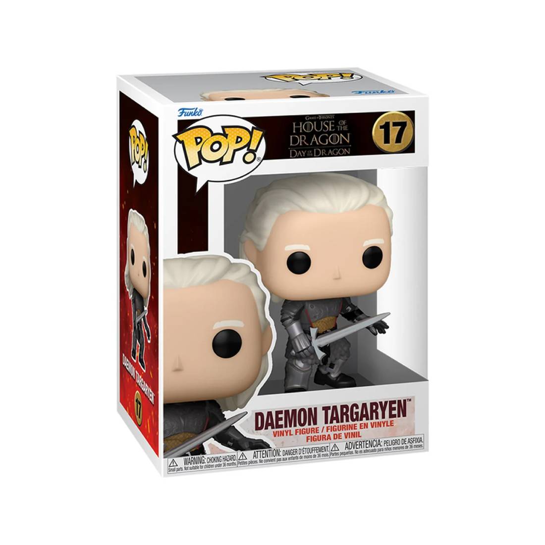 Funko Pop! Tv: House of the Dragon S3 - Daemon Targaryen with Dark Sister #17 - دمية - Store 974 | ستور ٩٧٤