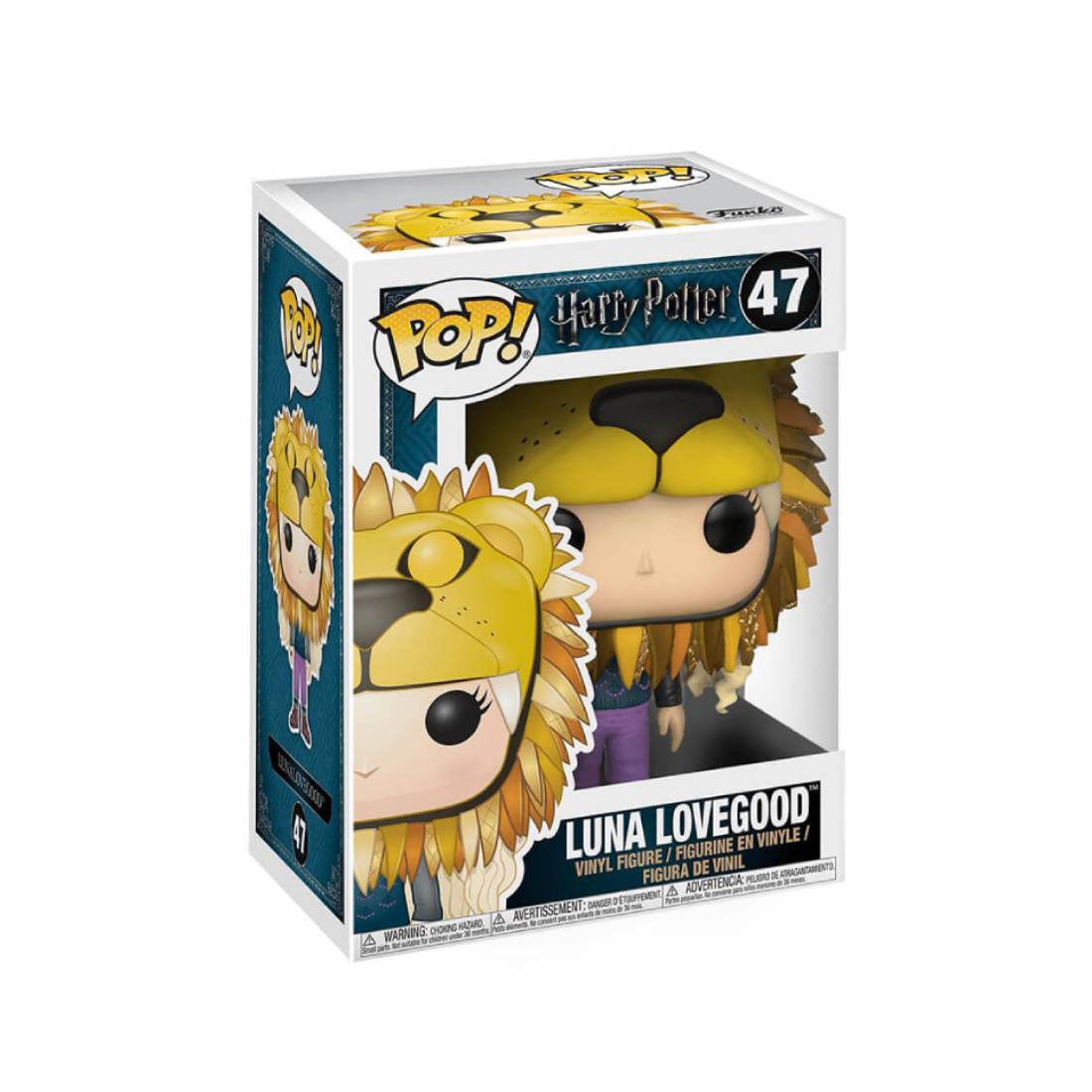 Funko Pop! Movies: Harry Potter - Luna Lovegood with Lion Head #47 - دمية - Store 974 | ستور ٩٧٤