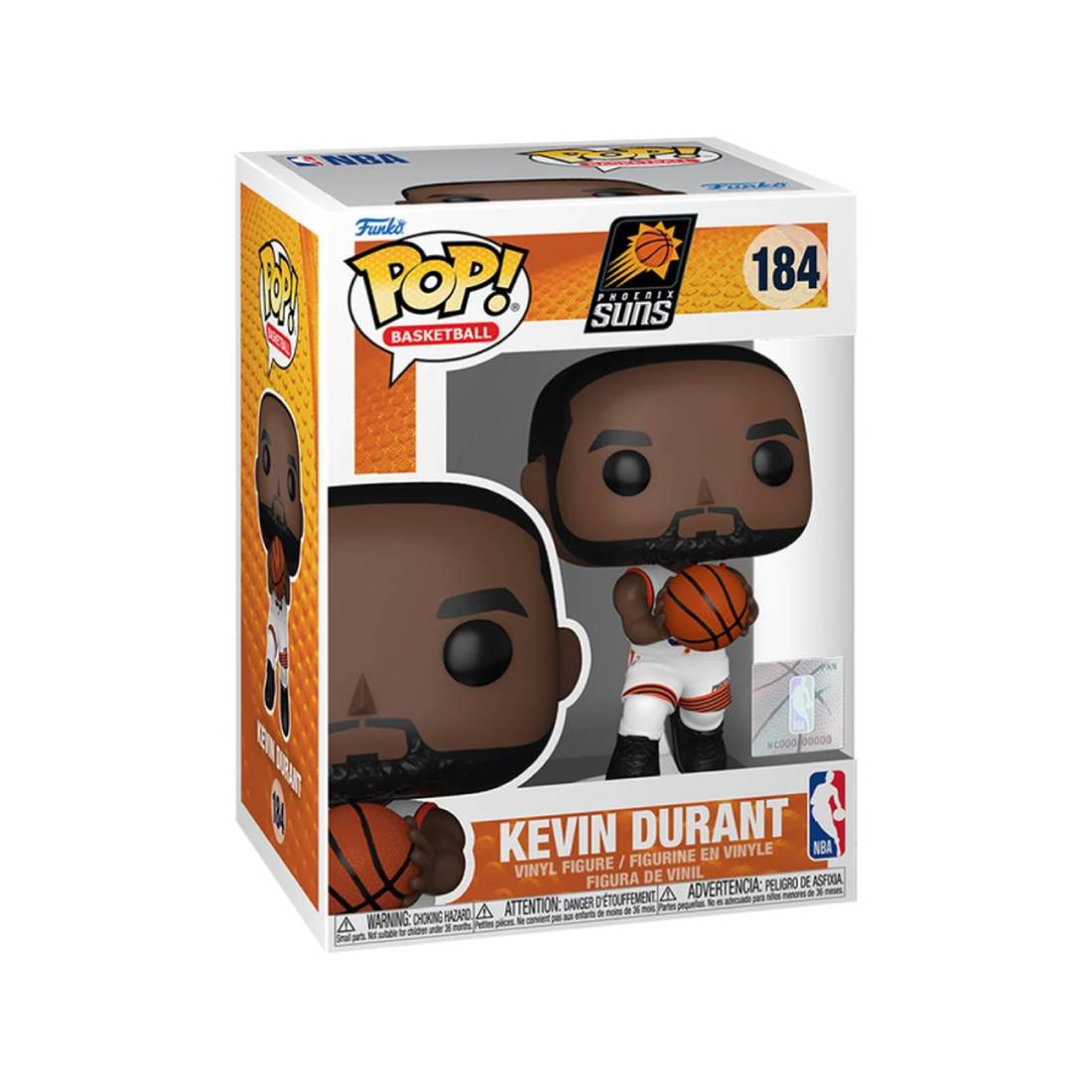 Funko Pop! Basketball: NBA Suns - Kevin Durant #184 - دمية - Store 974 | ستور ٩٧٤