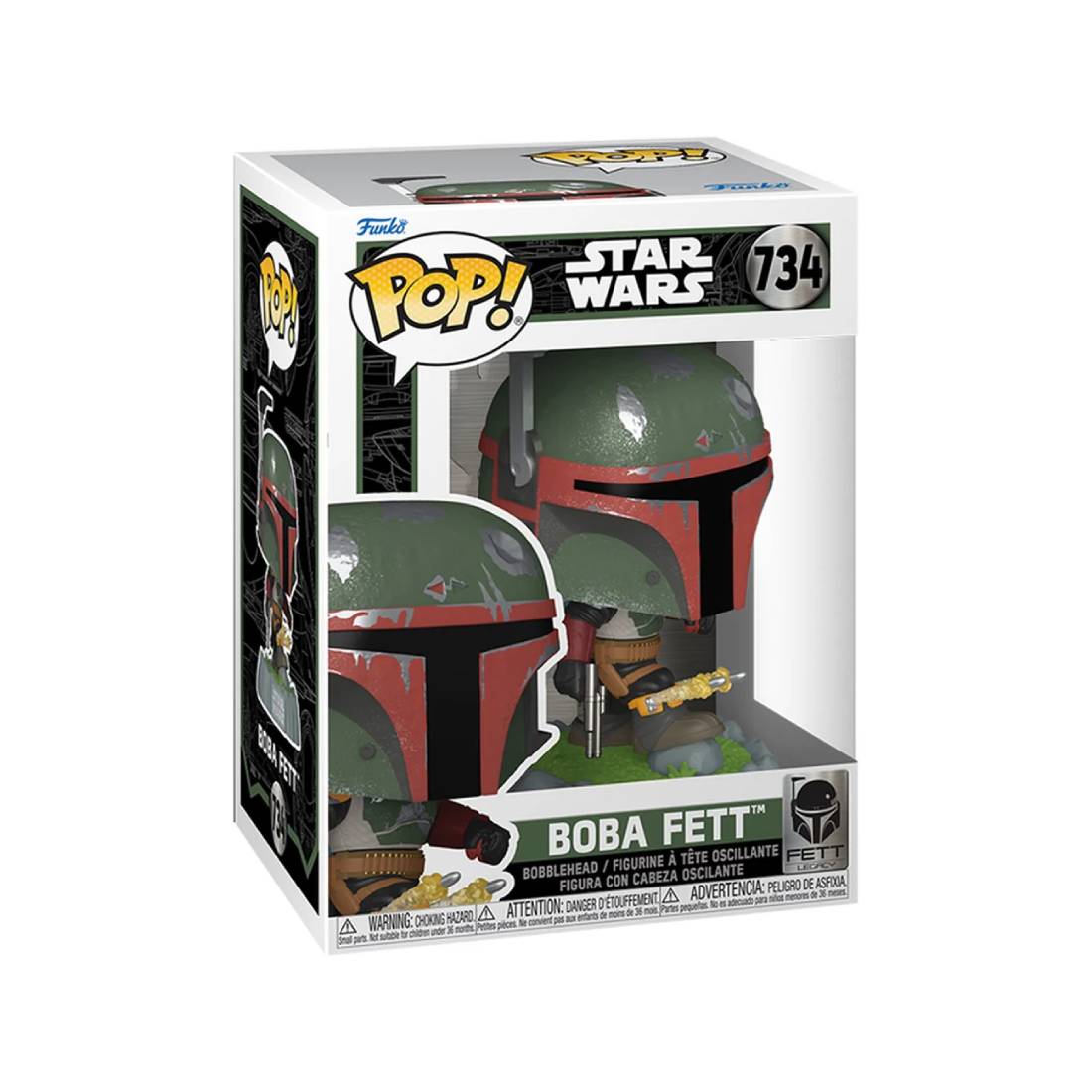 Funko Pop! Star Wars: Boba Fett with Rockets #734 - دمية - Store 974 | ستور ٩٧٤