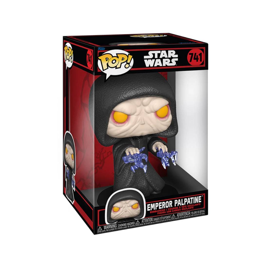 Funko Pop Jumbo! Star Wars: Palpatine #741 - دمية Funko Pop Jumbo! Star Wars: Palpatine #741 - دمية