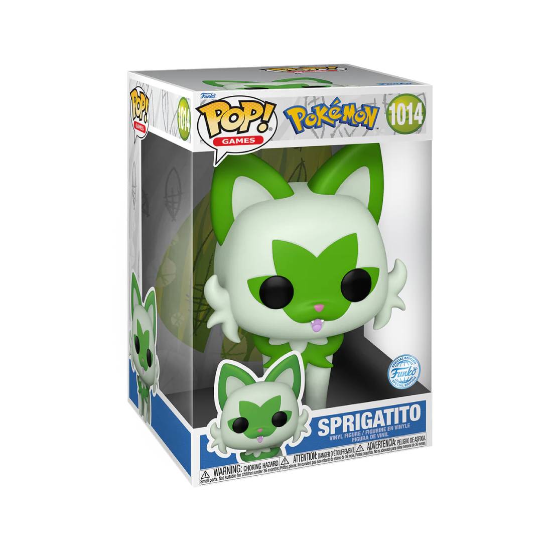 Funko Pop Jumbo! Games: Pokemon - Sprigatito #1014 - دمية - Store 974 | ستور ٩٧٤