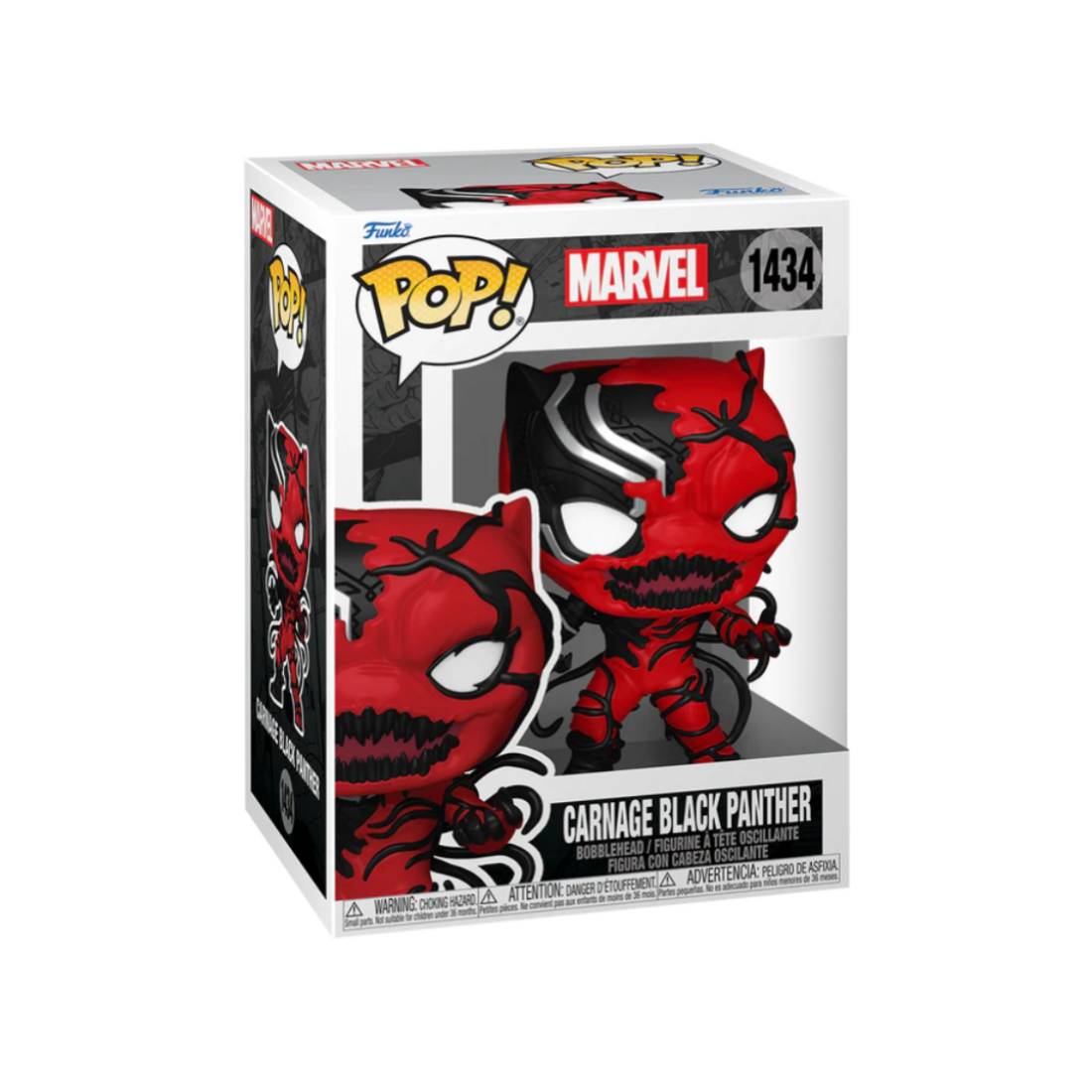 Funko Pop! Marvel: Carnageized - Black Panther #1434 - دمية Funko Pop! Marvel: Carnageized - Black Panther #1434 - دمية