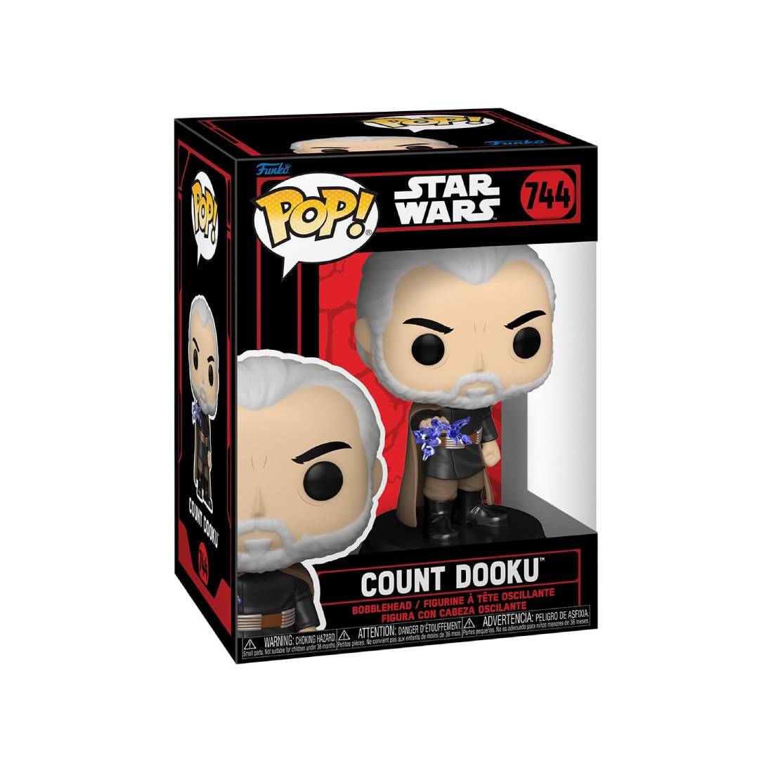Funko Pop! Star Wars: Darkside - Count Dooku #744 - دمية Funko Pop! Star Wars: Darkside - Count Dooku #744 - دمية
