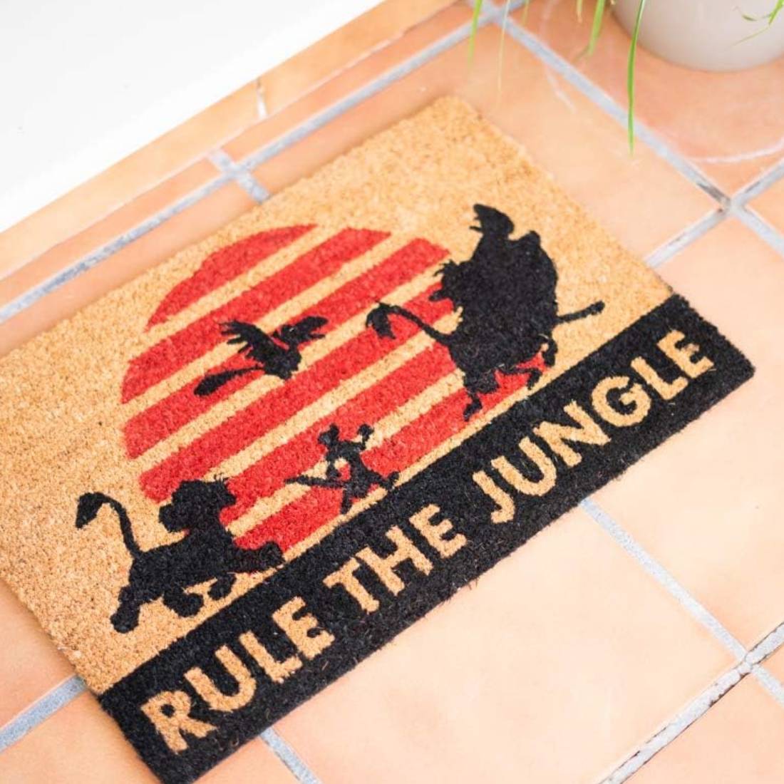 Disney El Rey León Rule The Jungle Doormat - حصيرة Disney El Rey León Rule The Jungle Doormat - حصيرة