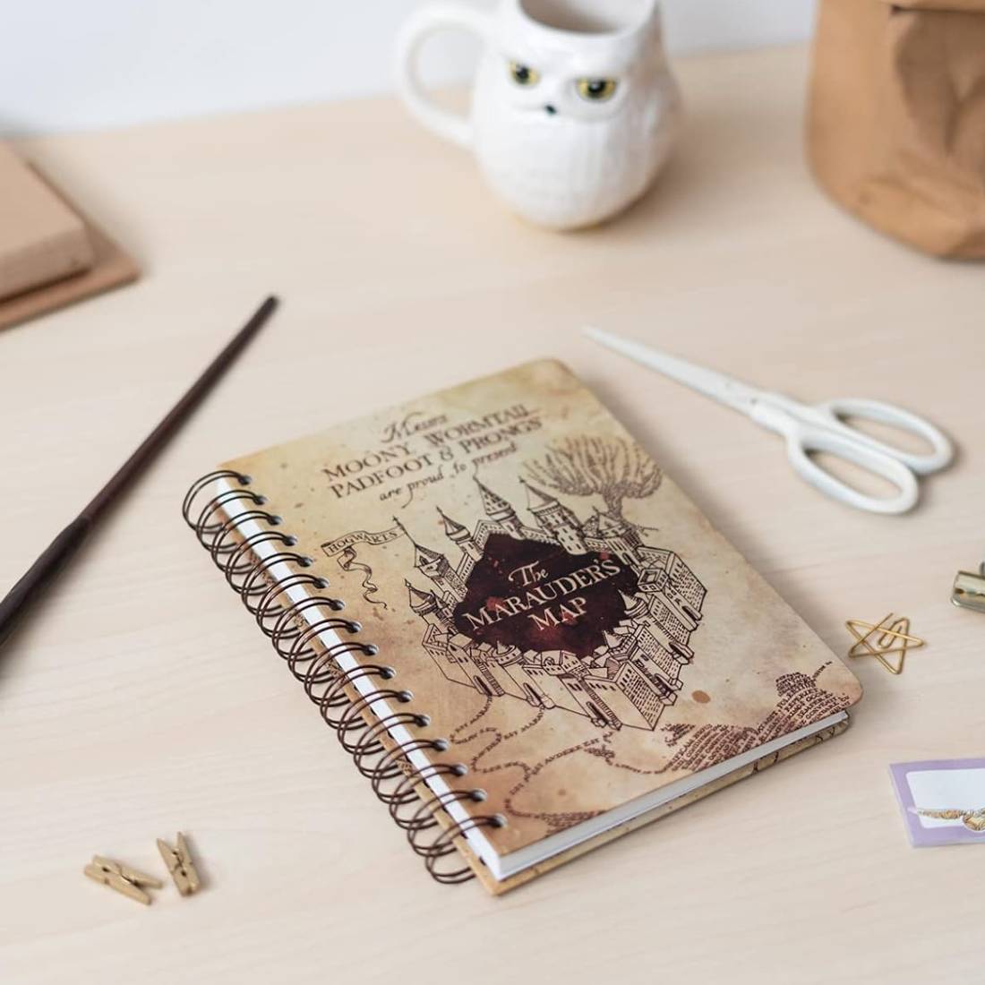 Harry Potter The Marauders Map A5 Bullet Notebook - دفتر - Store 974 | ستور ٩٧٤