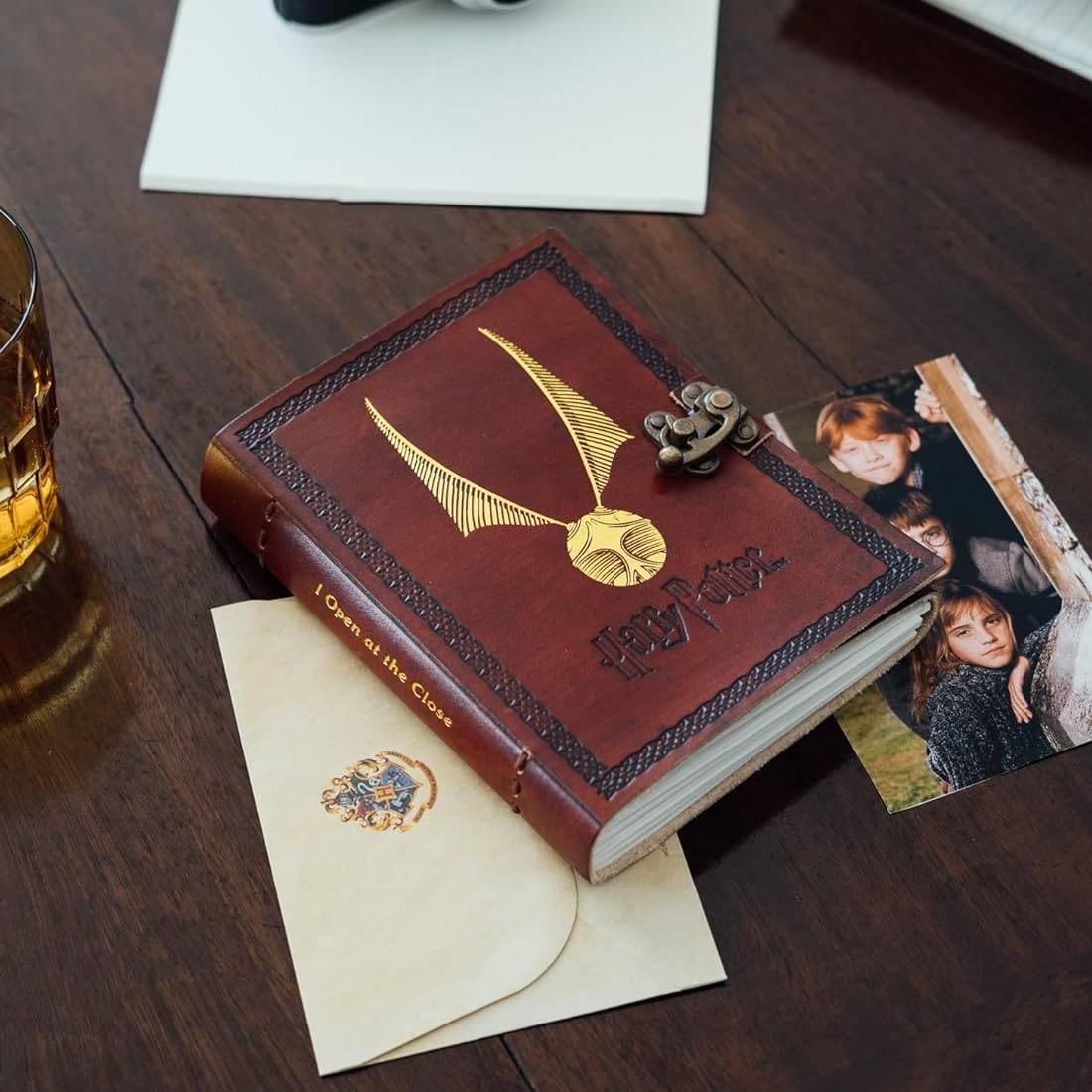 Harry Potter Leather Notebook - دفتر - Store 974 | ستور ٩٧٤