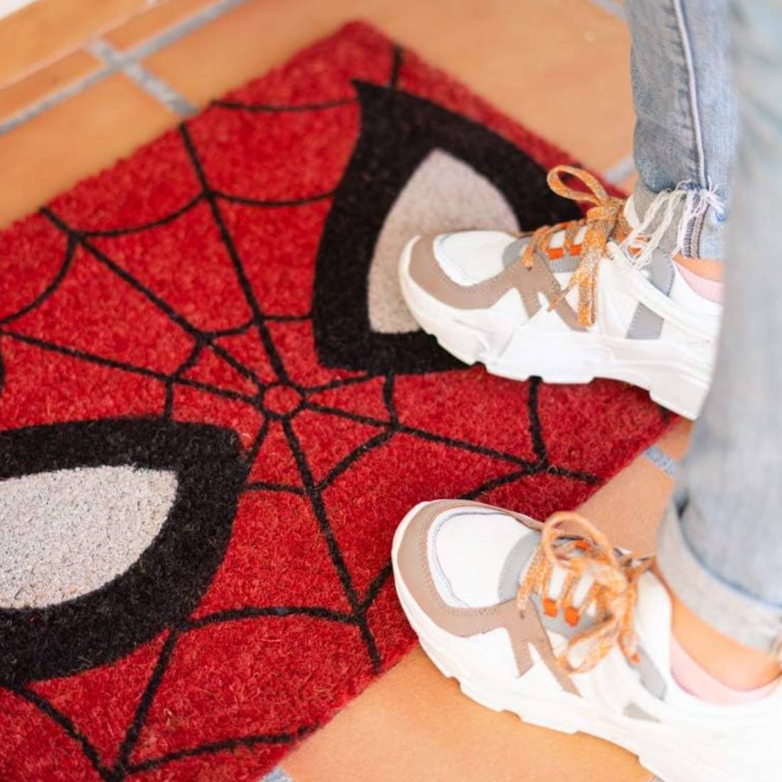 Marvel Spiderman Eyes Doormat - حصيرة - Store 974 | ستور ٩٧٤