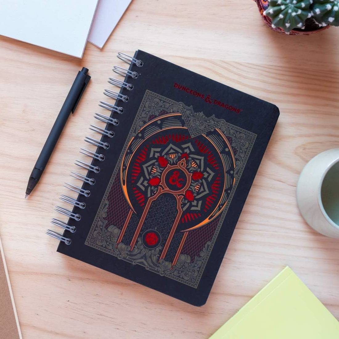 Dungeons And Dragons Hard Cover A5 Bullet Journal Notebook - دفتر - Store 974 | ستور ٩٧٤