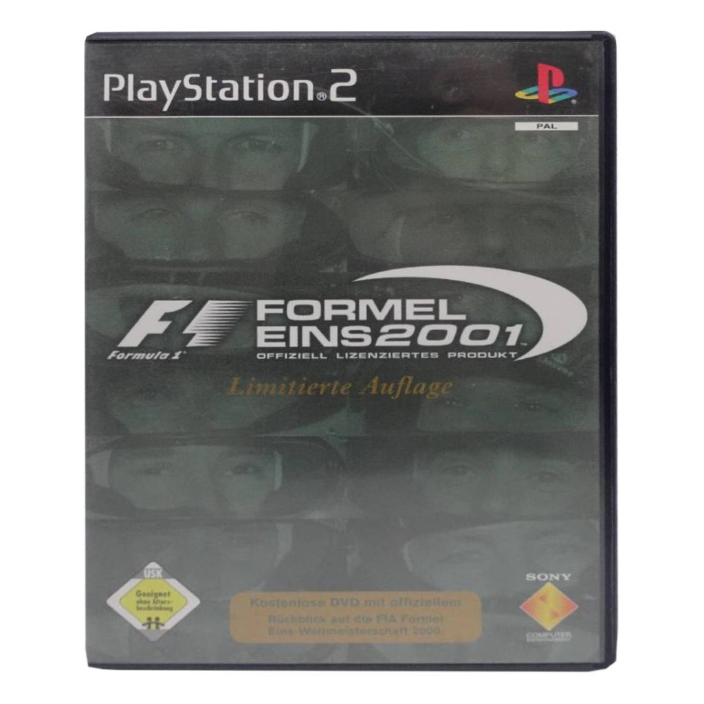 Jeu PS2 Formula One 2001 Version PAL Française - Avec Notice, Sans DVD Bonus, Bon état