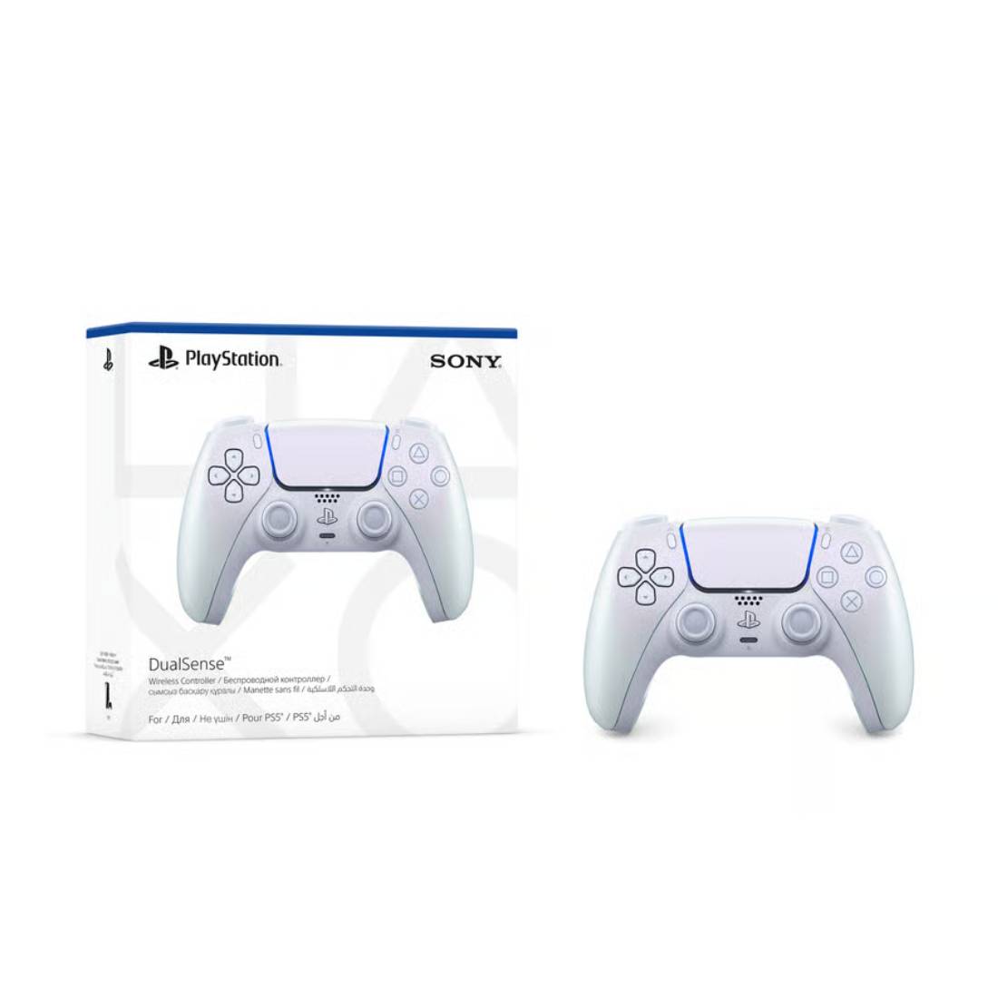 Sony PlayStation 5 DualSense Wireless Controller - Chroma Pearl - وحدة تحكم - Store 974 | ستور ٩٧٤