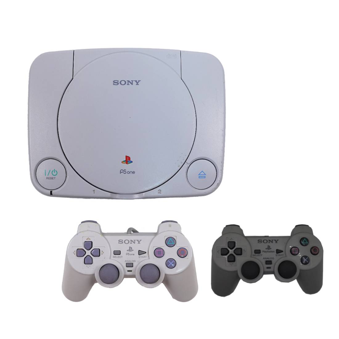 (Pre - Owned) Sony PlayStation 1 with 2 controllers - Slim - ريترو - Store 974 | ستور ٩٧٤