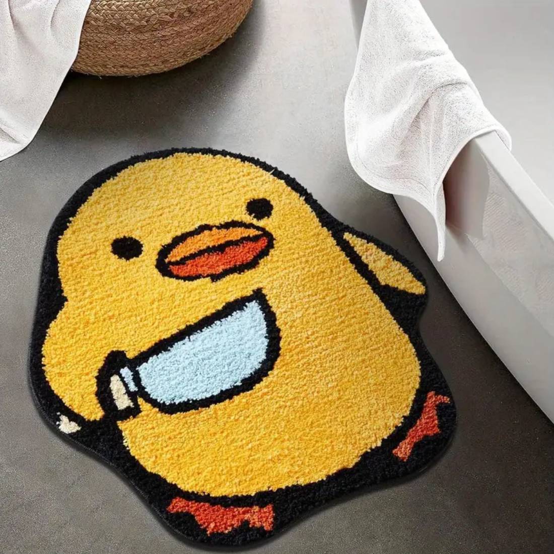 Yellow Duck Bath Mat (60x66cm) - أكسسوار - Store 974 | ستور ٩٧٤