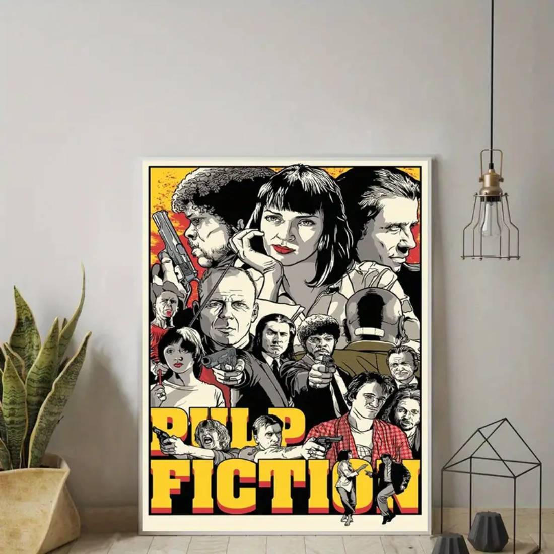 Pulp Fiction Canvas Poster (50x70cm) - 1 Piece - ملصق - Store 974 | ستور ٩٧٤