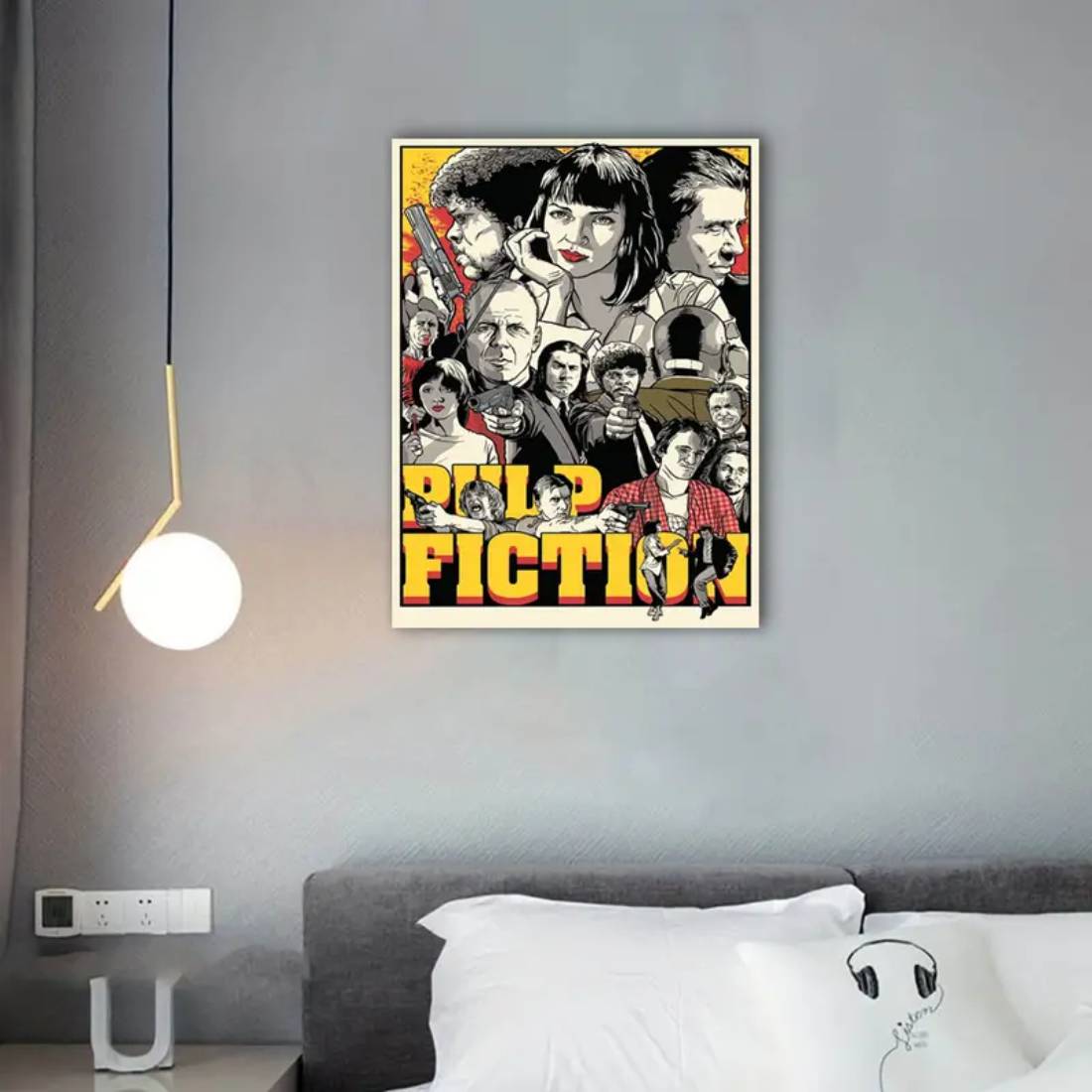 Pulp Fiction Canvas Poster (50x70cm) - 1 Piece - ملصق - Store 974 | ستور ٩٧٤