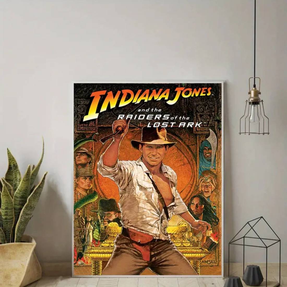 Indiana Jones Canvas Poster (50x70cm) - 1 Piece - ملصق - Store 974 | ستور ٩٧٤