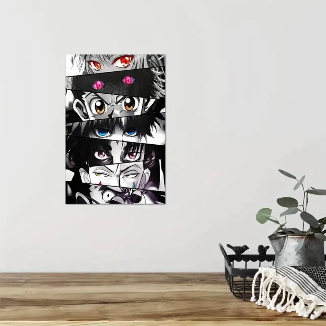 Hunter X Hunter Characters Eyes Canvas Poster (40x60cm) - 1 Piece - ملصق - Store 974 | ستور ٩٧٤