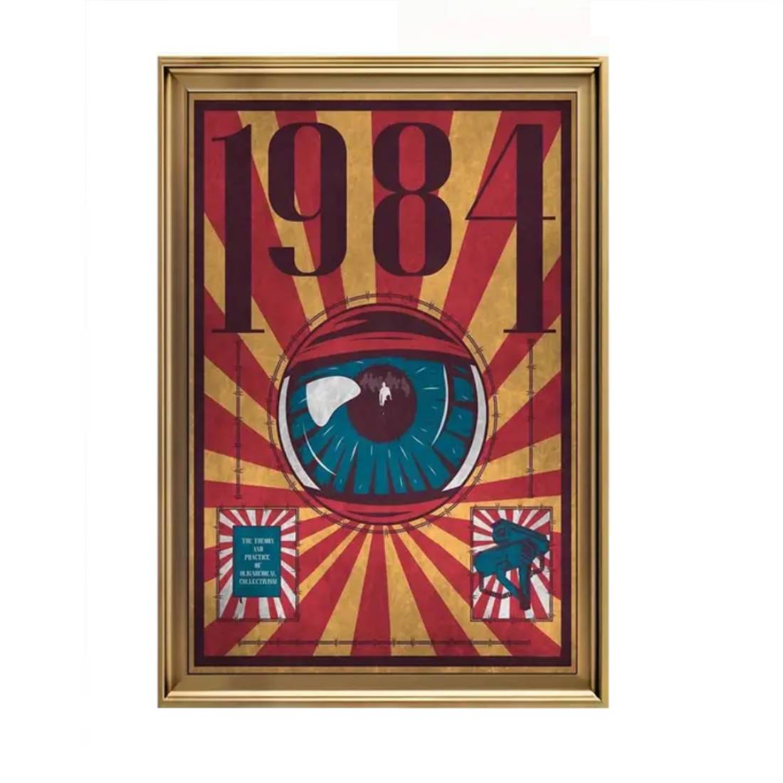 Nineteen Eighty Four Canvas Poster (40x60cm) - 1 Piece - ملصق - Store 974 | ستور ٩٧٤