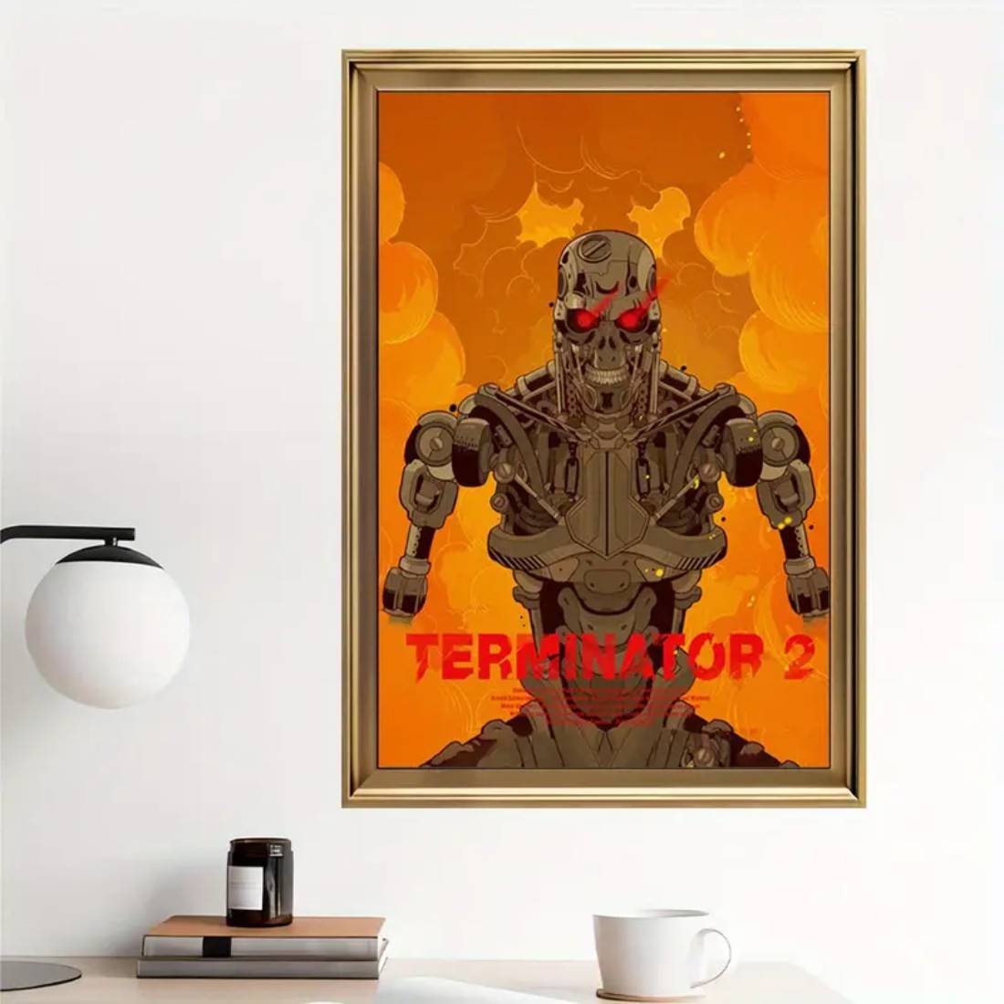 Terminator 2 Canvas Poster (40x60cm) - 1 Piece - ملصق - Store 974 | ستور ٩٧٤