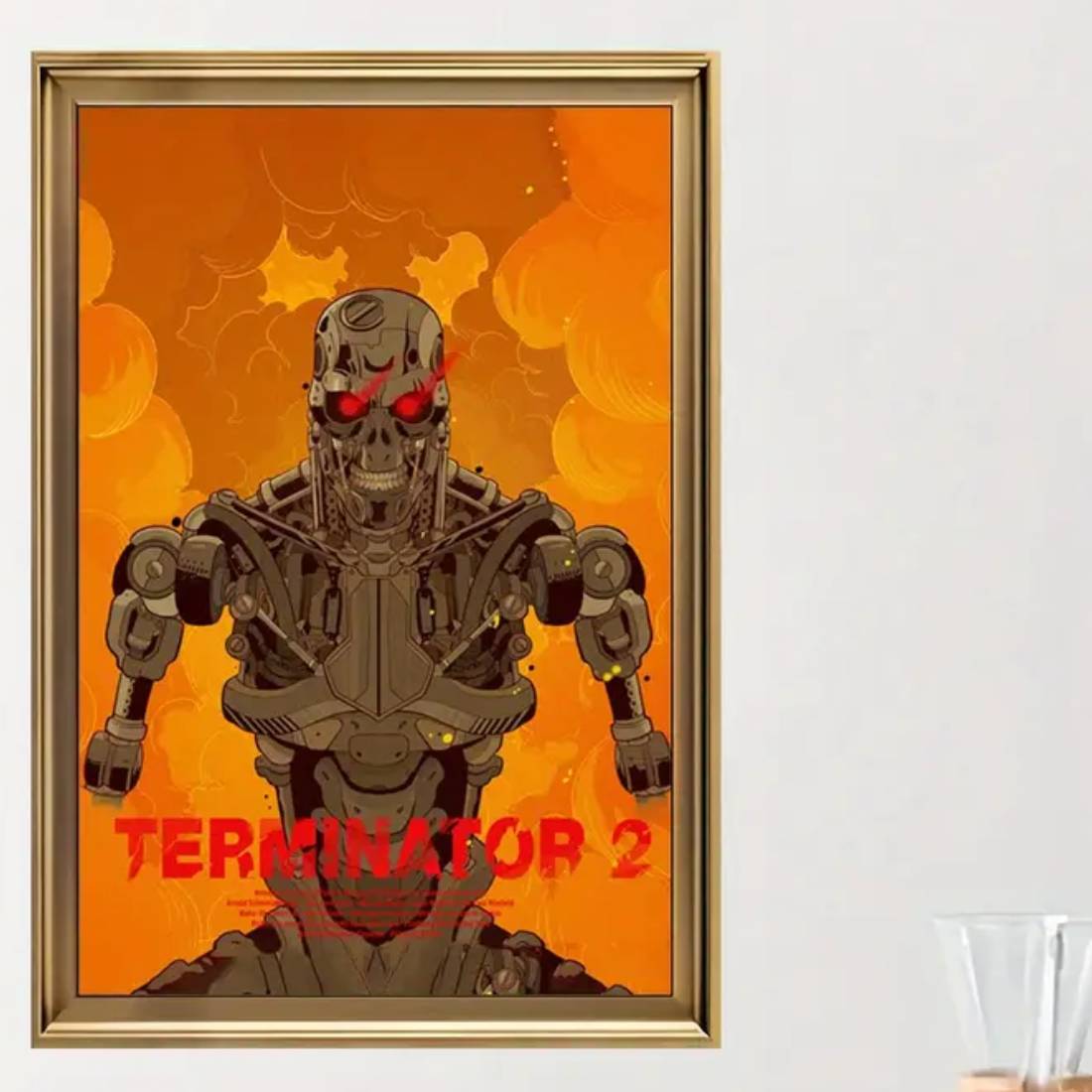 Terminator 2 Canvas Poster (40x60cm) - 1 Piece - ملصق - Store 974 | ستور ٩٧٤