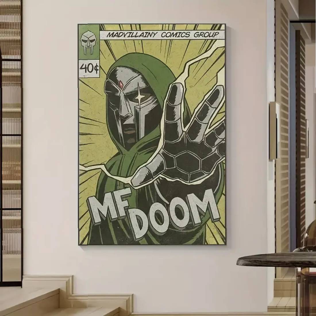 Dr. Doom Madvillainy Comic Canvas Poster (40x60cm) - 1 Piece - ملصق - Store 974 | ستور ٩٧٤