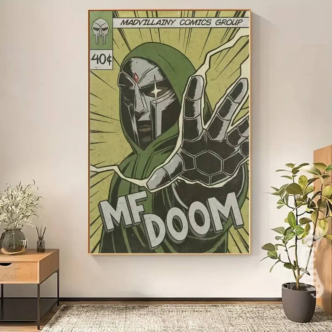 Dr. Doom Madvillainy Comic Canvas Poster (40x60cm) - 1 Piece - ملصق - Store 974 | ستور ٩٧٤