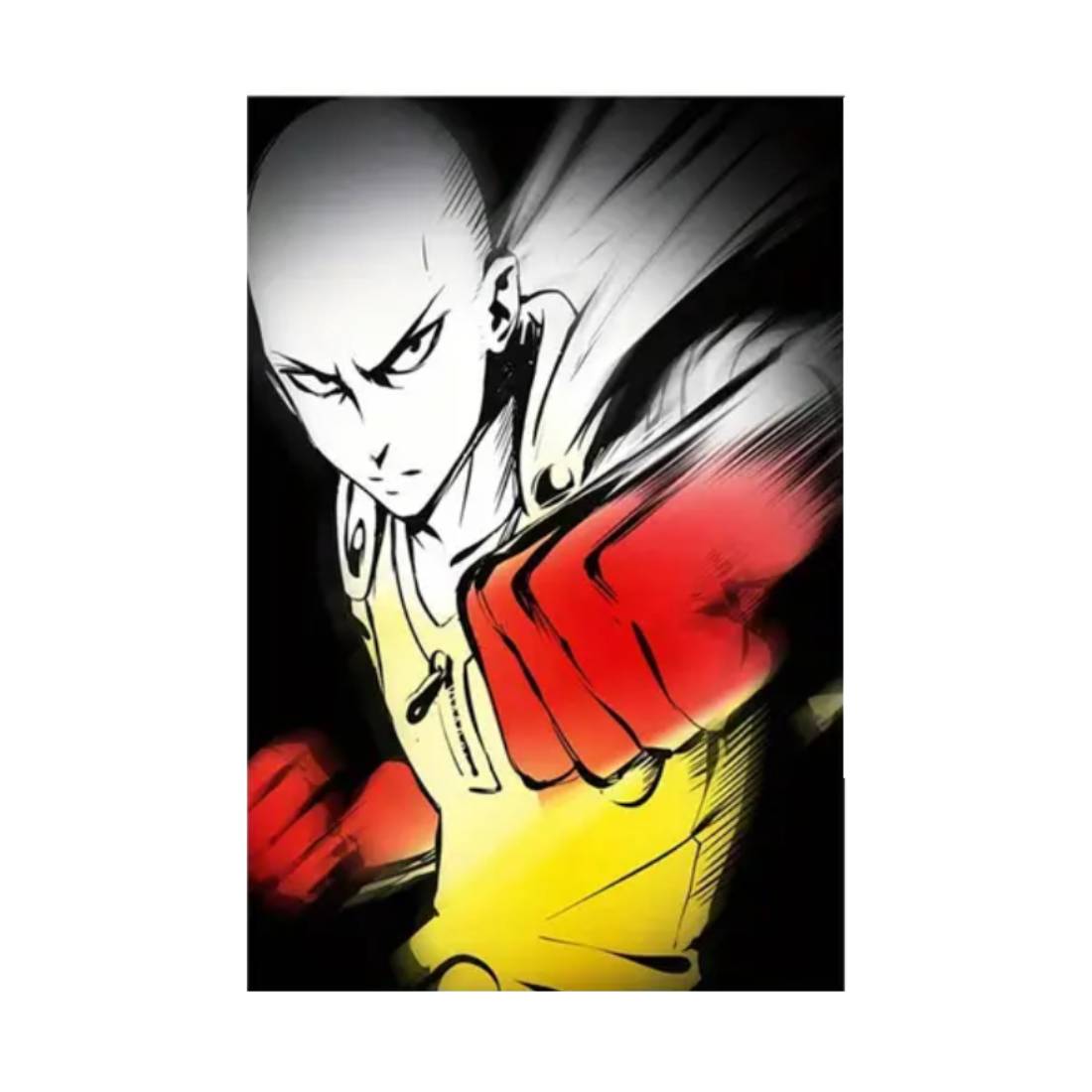 One Punch Man Saitama Canvas Poster (40x60cm) - 1 Piece - ملصق - Store 974 | ستور ٩٧٤