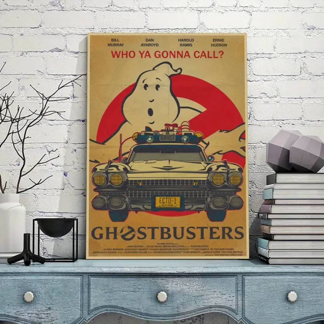 Ghostbusters Kraft Paper Poster (30x40cm) - 1 Piece - ملصق - Store 974 | ستور ٩٧٤