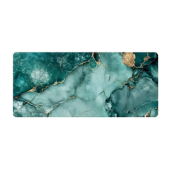 Marble Pattern Gaming Mouse Pad - Green - حصيرة الفأرة