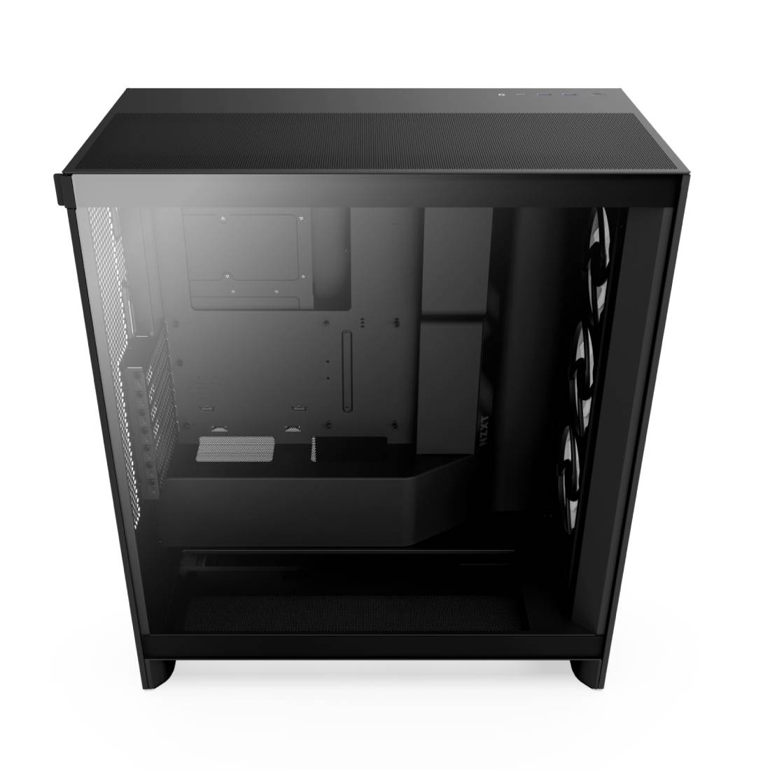 NZXT H7 Flow RGB ATX Mid Tower Case - Black - صندوق - Store974 Electronics WLL | ستور٩٧٤ للالكترونيات ذ.م.م